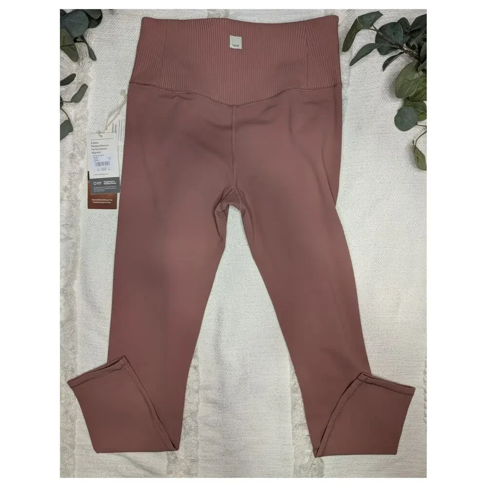 Vuori Rib Studio Legging in Masala - Picture 2 of 5